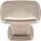 Jeffrey Alexander 1-3/16" Overall Length Satin Nickel Square Milan 1 Cabinet Knob 1091SN - alternate 2